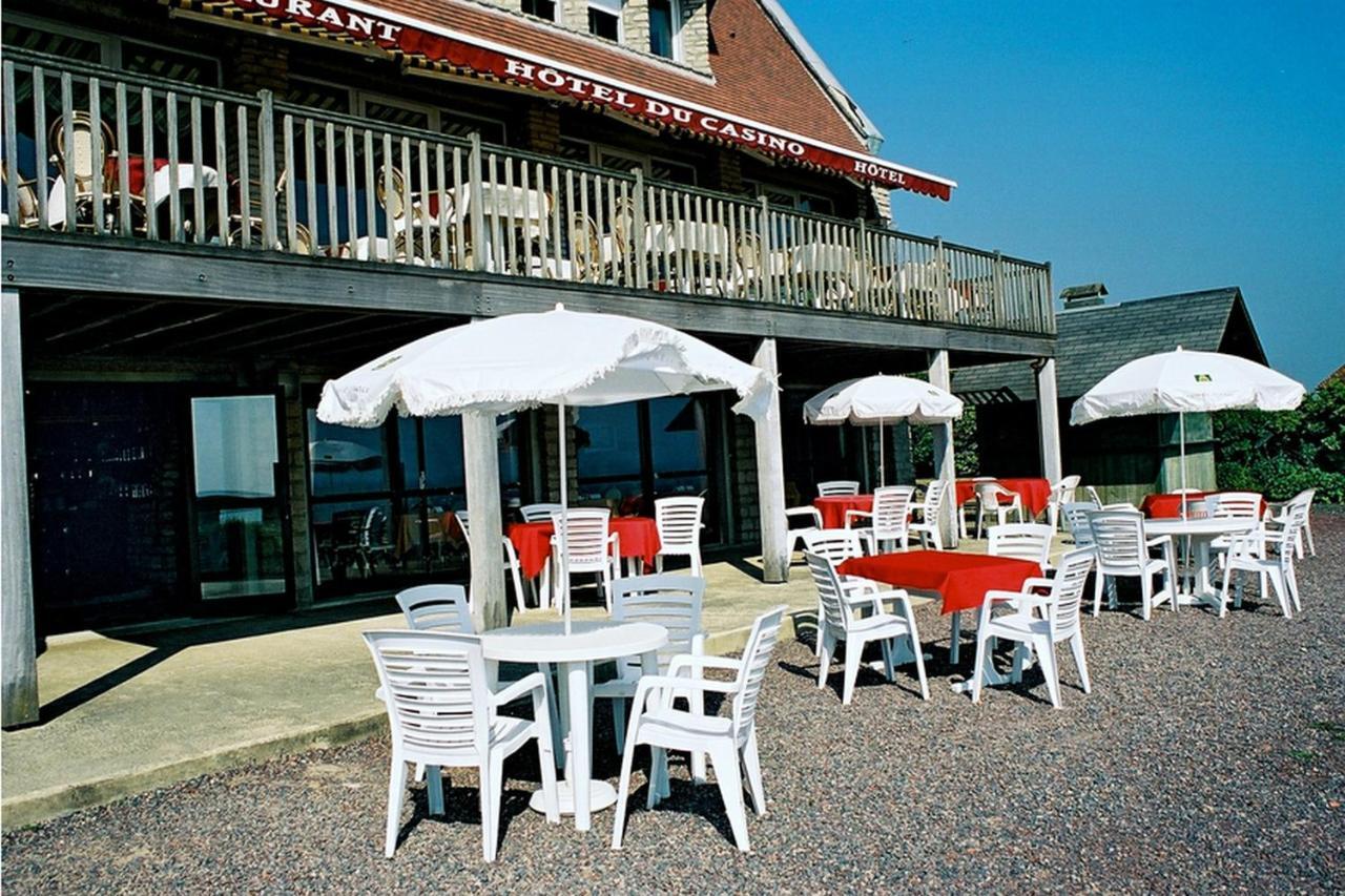 Logis Hotel Du Casino Restaurant Le Mathelia Vierville-sur-Mer Exterior photo